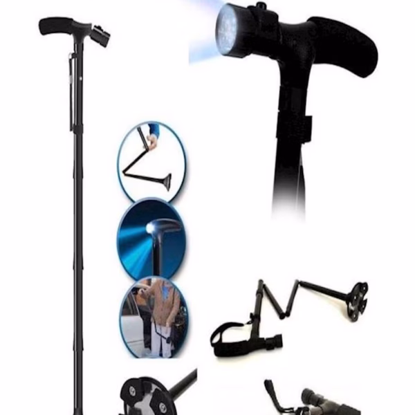 عكاز ألتيمت ماجيك مزود بمصباح LED