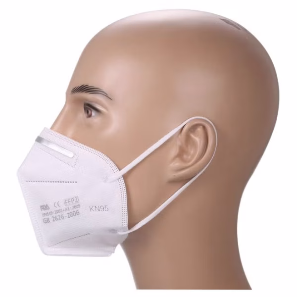 ⁦قناع الوجه بأربع طبقات للاستخدام مرة واحدة KN95⁩ - الصورة ⁦3⁩