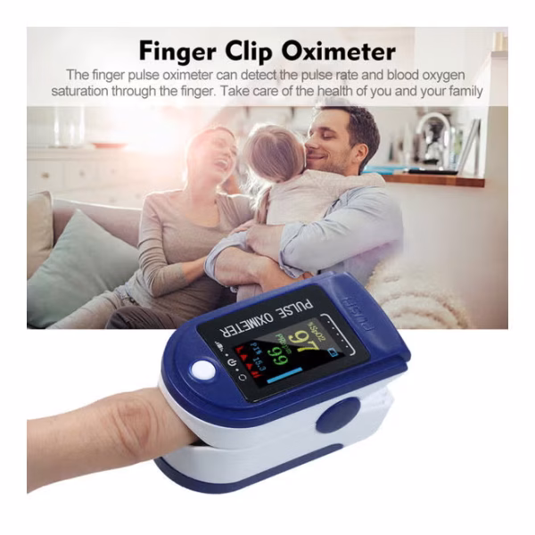 ⁦مقياس التأكسد النبضي بشاشة Oled يُثبّت على طرف الإصبع⁩ - الصورة ⁦6⁩